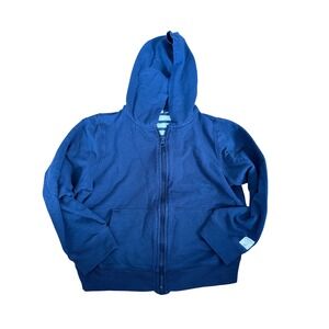 Coop kids navy blue organic cotton hooded sweater